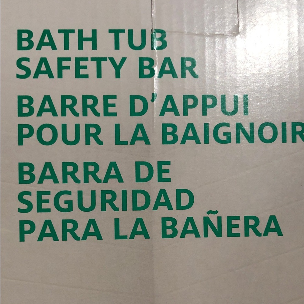 Secure Bath Tub Safety Bar - White